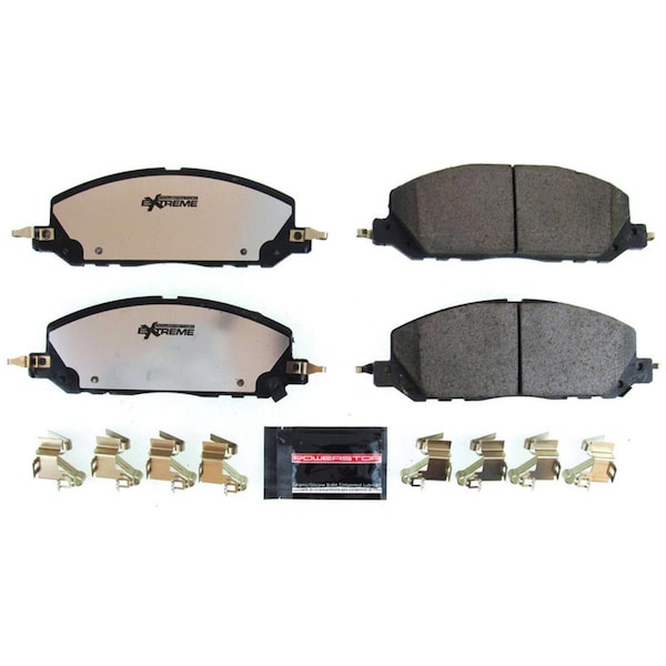 Powerstop Z362229 Front Z36 Truck & Tow Brake Pads with Hardware for 20-21 Ford Explorer P15-Z362229 - main